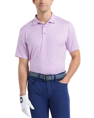 Robert Graham Tilford Performance Golf Polo In Pink
