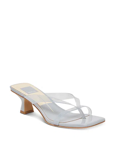 Dolce Vita Brevel Vinyl Translucent Strap Sandal In Multi