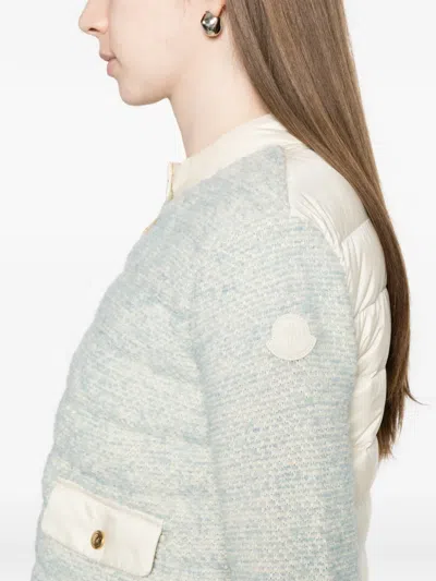 Moncler Flap-pockets Jacket In Blue
