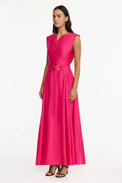 Acler Alvie A-line Maxi Dress In Pink
