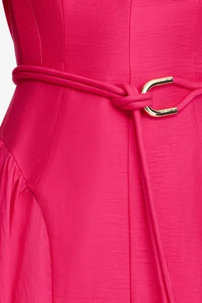 Acler Alvie A-line Maxi Dress In Pink