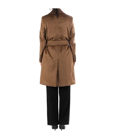 Max Mara Nuevo Coat In Brown