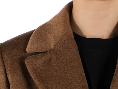 Max Mara Nuevo Coat In Brown