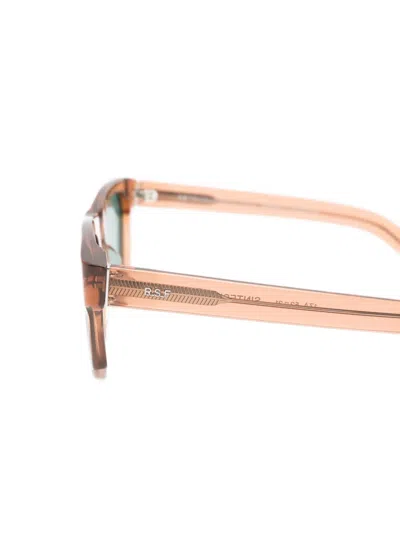 Retrosuperfuture Sintesi Rectangle-frame Sunglasses In Neutral