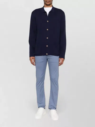 Jacob Cohen Tailored Trousers Belt Loops Front Back Pockets In Multi