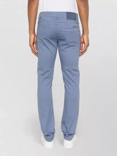 Jacob Cohen Tailored Trousers Belt Loops Front Back Pockets In Multi