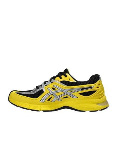Asics Vibrant Yellow And Black Leather Gel Sd Lite Sneakers In Multi