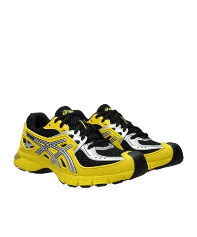 Asics Vibrant Yellow And Black Leather Gel Sd Lite Sneakers In Multi