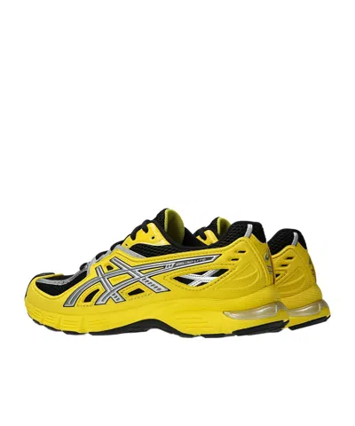 Asics Vibrant Yellow And Black Leather Gel Sd Lite Sneakers In Multi