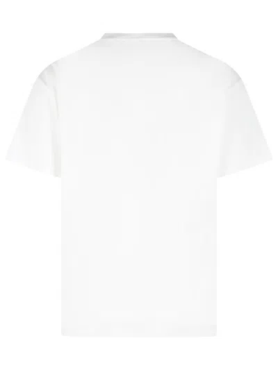 Mm6 Maison Margiela White T-shirt With Spray Print In White