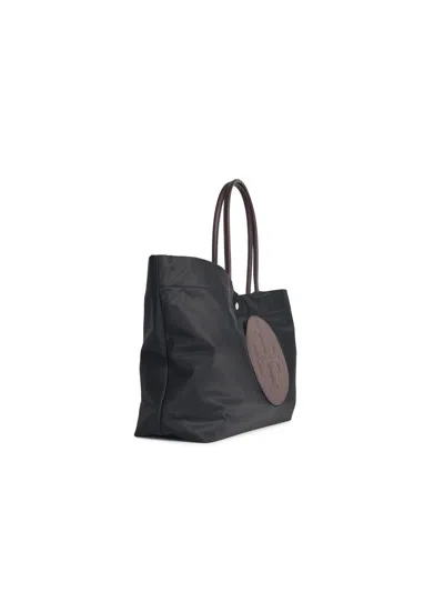 Tory Burch Ella Twist Mini Shoulder Bag In Black
