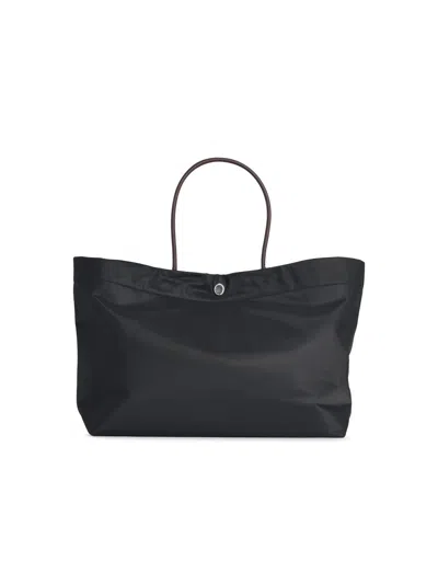 Tory Burch Ella Twist Mini Shoulder Bag In Black