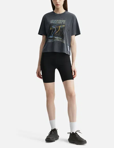 Satisfy Mothtech™ T‑shirt With Tornado Print In Black