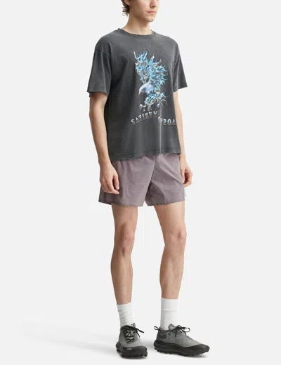 Satisfy Mothtech Chrome Eagle T-shirt In Gray