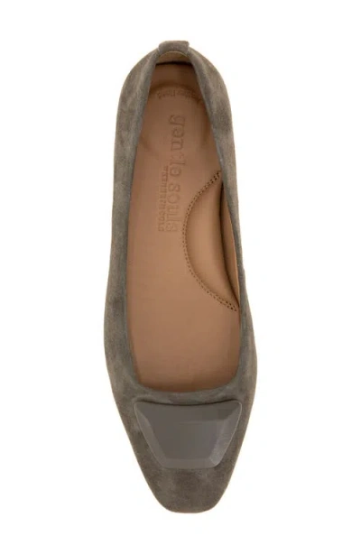 Gentle Souls By Kenneth Cole Hanette Suede Flat In Multi