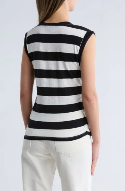 Sanctuary Ruched Side Muscle Tank In Pattern