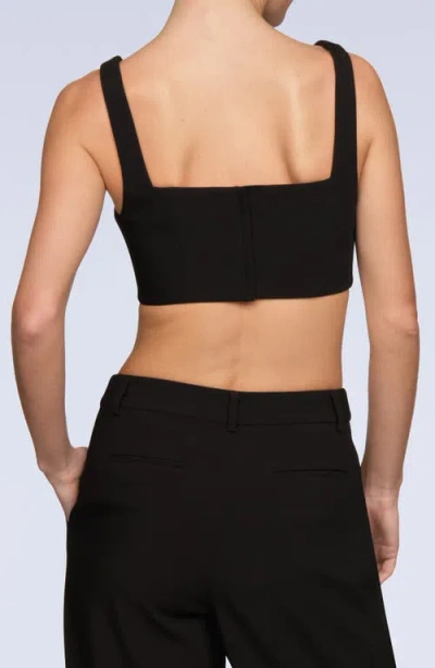 Bcbgmaxazria Ruby Crop Top In Black