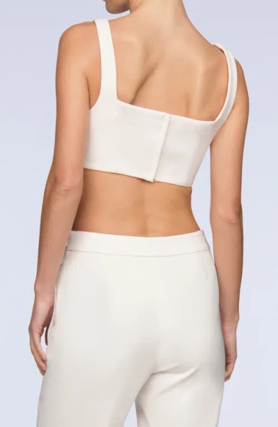 Bcbgmaxazria Ruby Crop Top In White