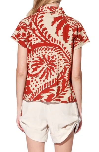 Walter Baker Toni Button Up Top In Multi