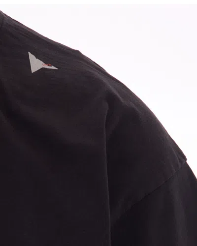 Roa T-shirt Logo Washed Black In Black