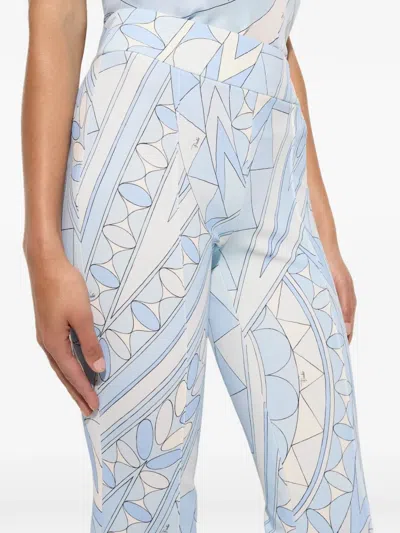 Pucci Capri Pants In Blue