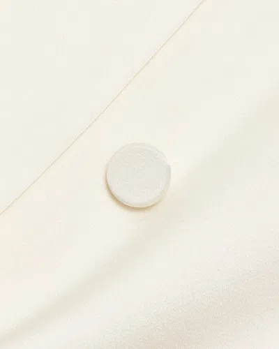 Lapointe Satin Double-breasted Blazer In Neutral