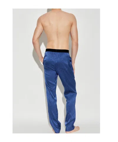 Tom Ford Polka-dot Pattern Pyjama Pants In Blue