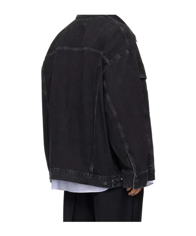 Agolde Wayne Denim Jacket In Black