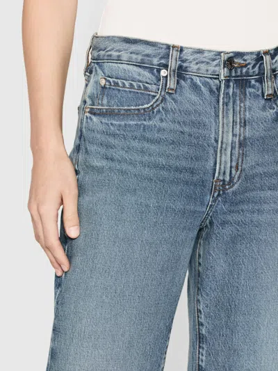 Frame Mid-rise Jeans In Blue