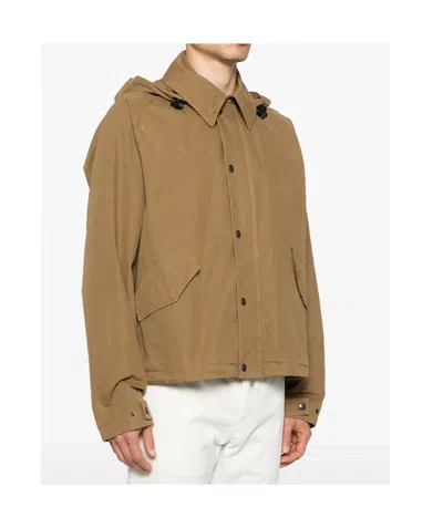 Aspesi Terra Cotton Wade Jacket In Brown