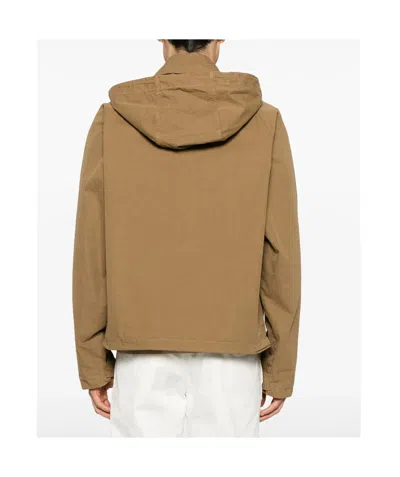 Aspesi Terra Cotton Wade Jacket In Brown