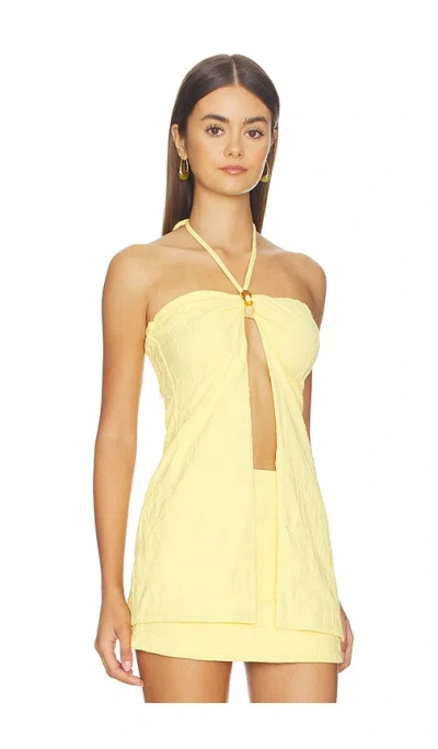 Devon Windsor Jamie Top In Yellow