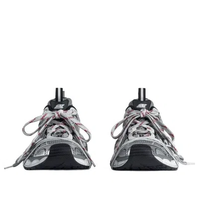 Balenciaga 3xl Split Logo Nylon And Mesh Sneakers In Multi