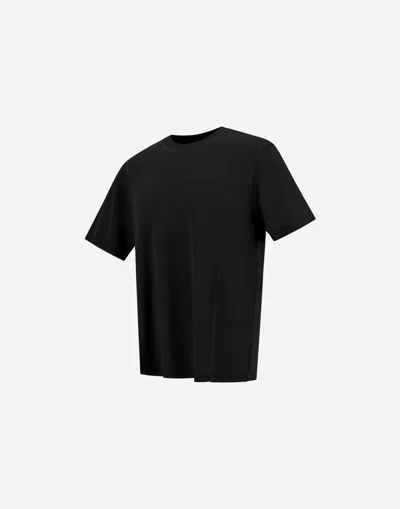 Herno Jersey Knit Effect T-shirt In Black