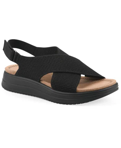 Cliffs By White Mountain Harleen Flatform Slingback Sandal In Black