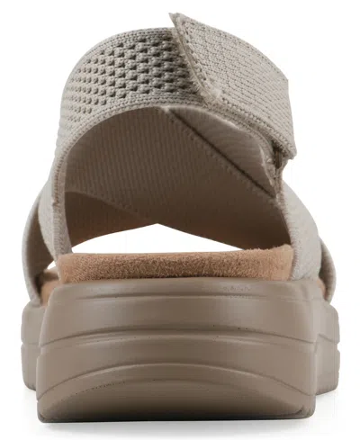Cliffs By White Mountain Harleen Flatform Slingback Sandal In Gray
