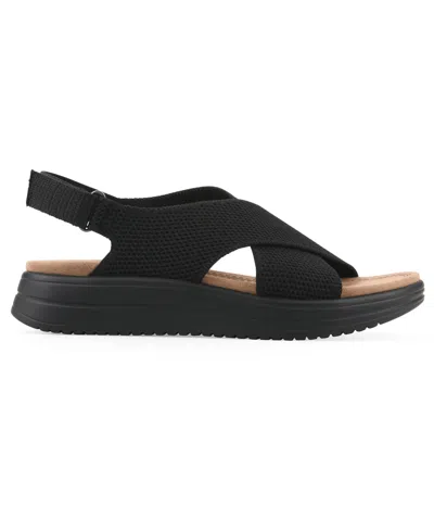 Cliffs By White Mountain Harleen Flatform Slingback Sandal In Black