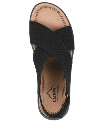 Cliffs By White Mountain Harleen Flatform Slingback Sandal In Black