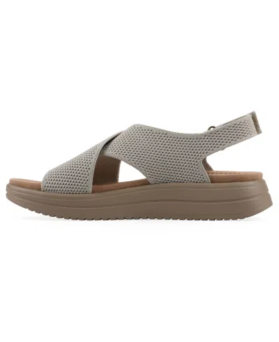 Cliffs By White Mountain Harleen Flatform Slingback Sandal In Gray