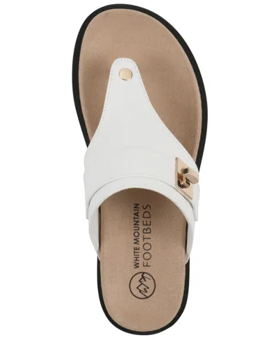 White Mountain Malabar Sandal In White