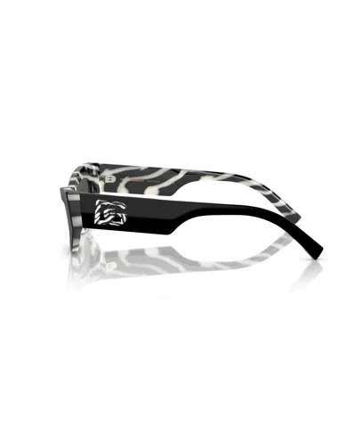 Dolce & Gabbana Logo-embossed Cat-eye Frame Sunglasses In Schwarz