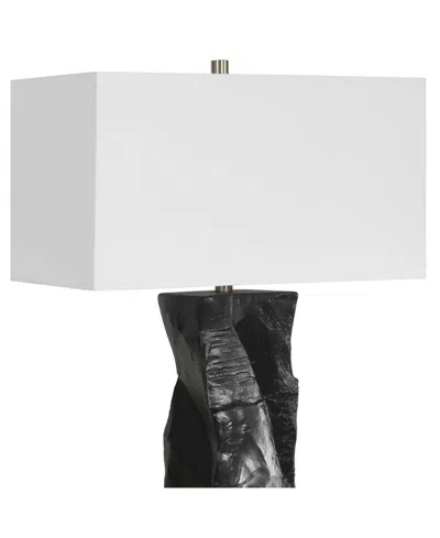 Uttermost Altaria 33" Ceramic Table Lamp In Black