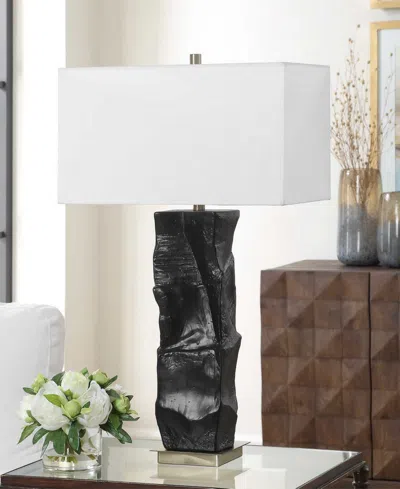 Uttermost Altaria 33" Ceramic Table Lamp In Black
