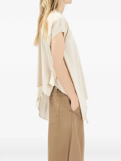 High Nauti Layered Panel T-shirt In Multi