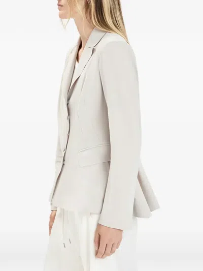 High Blogger Button Fitted Blazer In Multi