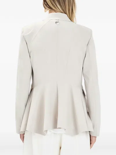 High Blogger Button Fitted Blazer In Multi