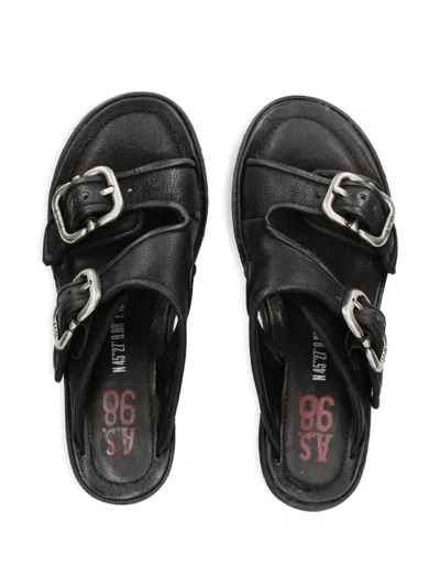 As98 Bentley Mules In Black