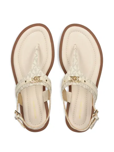 Michael Michael Kors Lightweight Flat Sandals In White