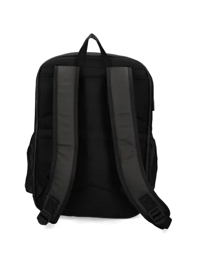 Hugo Boss Zip-up Backpack In Black
