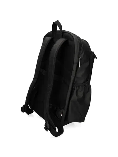 Hugo Boss Zip-up Backpack In Black